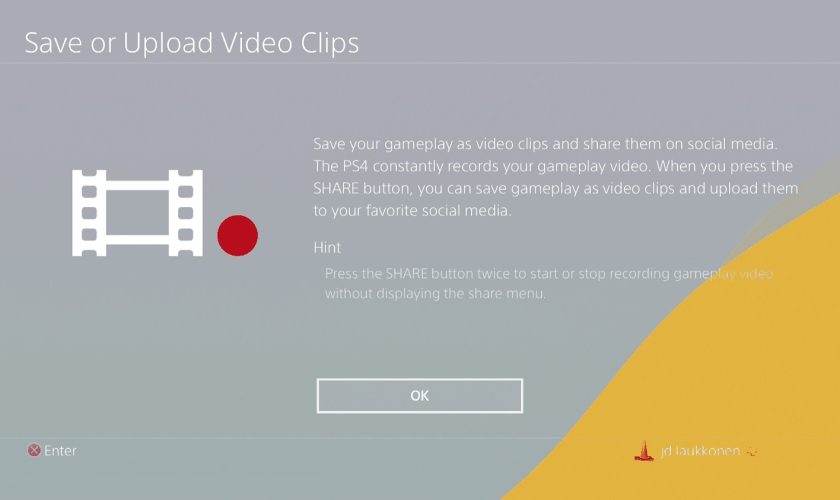 اسکرین رکورد در PlayStation