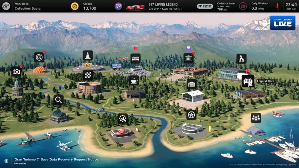 نقشه Gran Turismo 7
