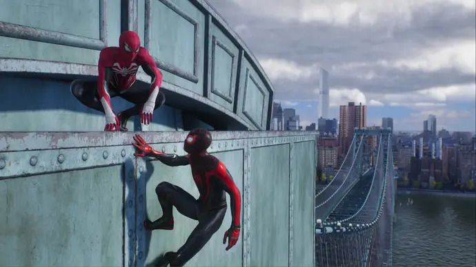 سوئیچ کردن بین Miles و Peter در Spider Man 2