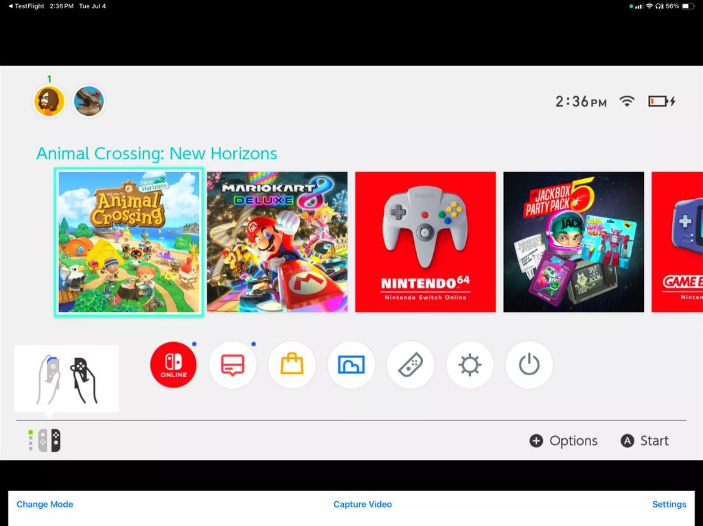 اتصال Nintendo Switch به آیپد