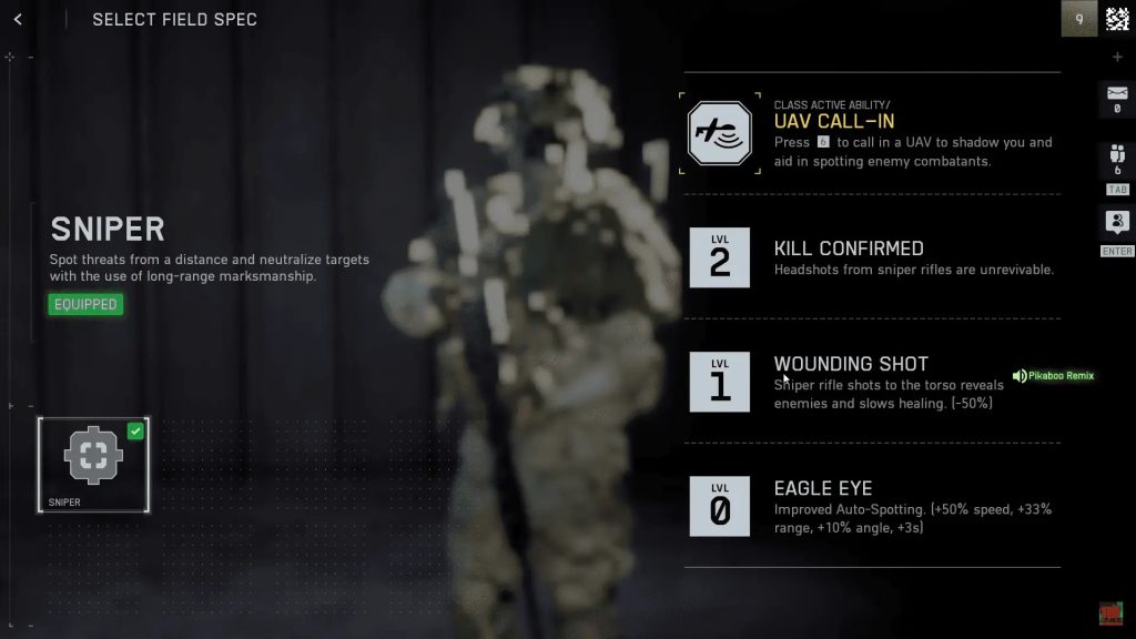 کلاس Recon در Battlefield 6
