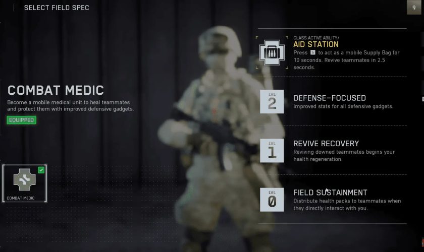 معرفی کلاس battlefield 6