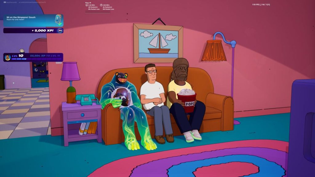 کوئستهای سیزن Simpsons در Fortnite