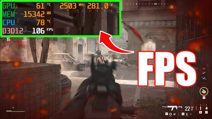 نمایش FPS در بازیها